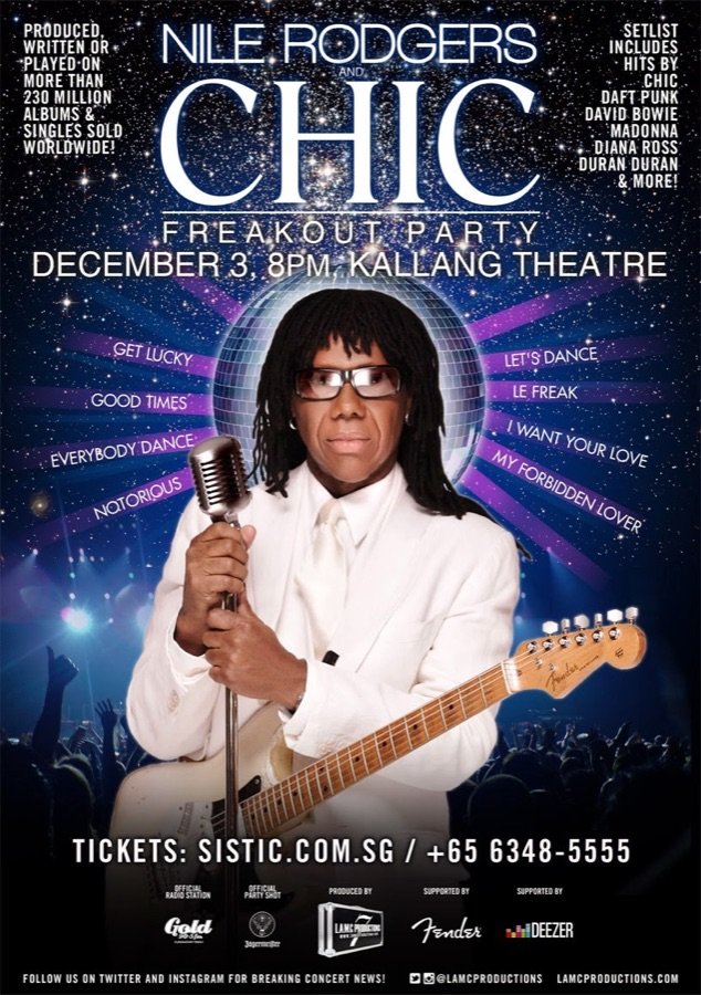 Flyer: Nile Rodgers & Chic · Singapur