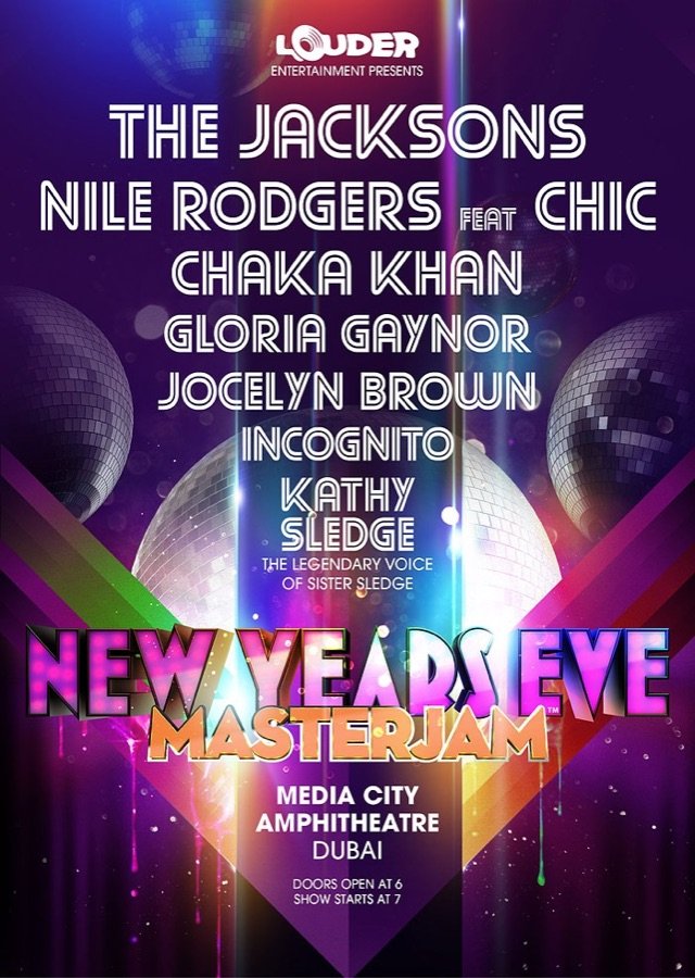 Flyer: Nochevieja · Dubái